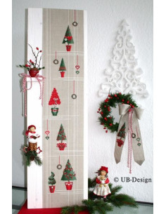 Ländliche Weihnacht 3 - UB Stickdesign